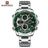NAVIFORCE Fashion Military Watches for Men Luxury Original Sports Chronograph Watch Waterproof Quartz Clock Digital WristWatch