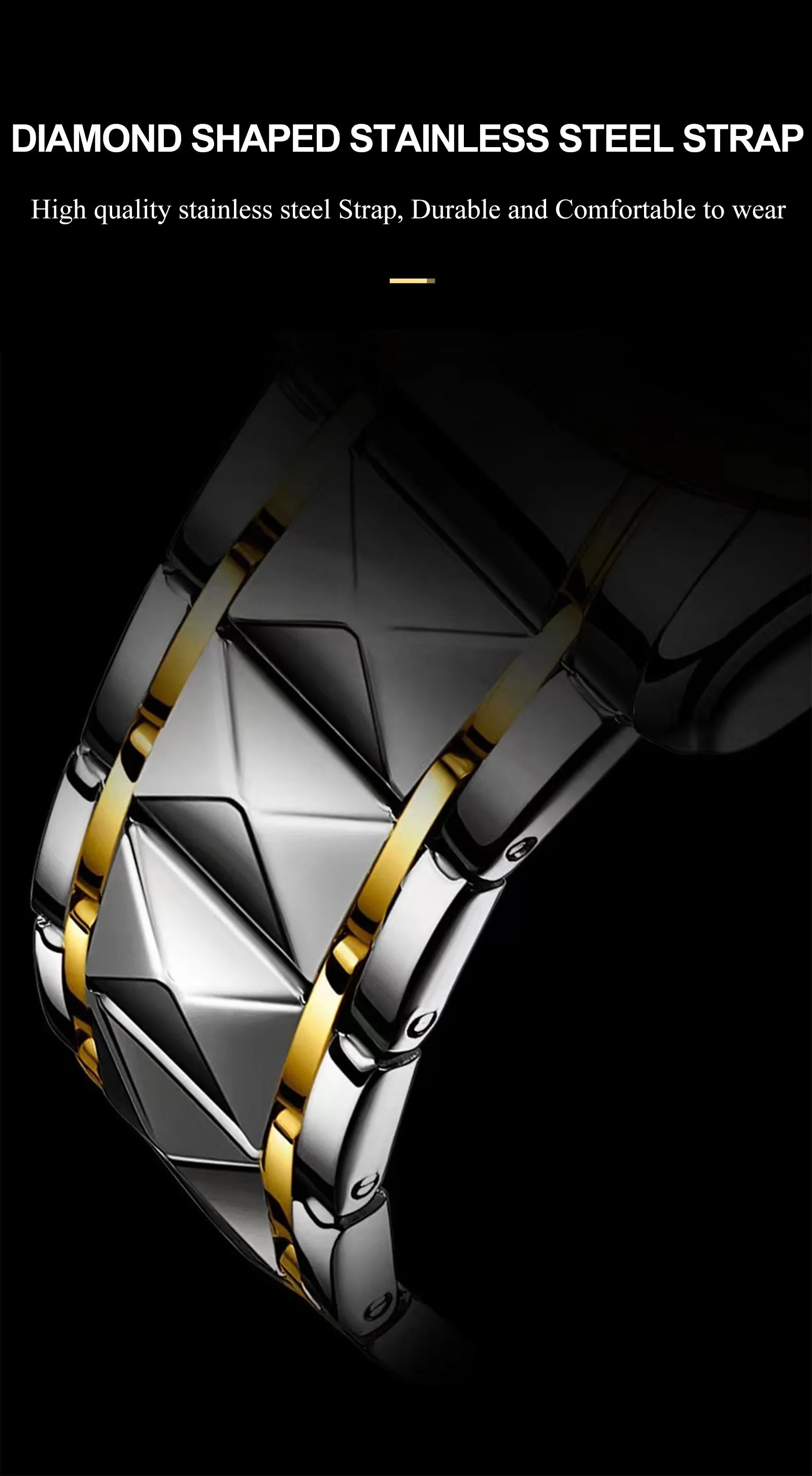 POEDAGAR Exquisite Luxury Men Quartz Wristwatch Stainless Steel Date Week Business Man Watch Waterproof Luminous Watches For Men